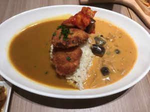 Katsu curry at M's Table in Yokohama