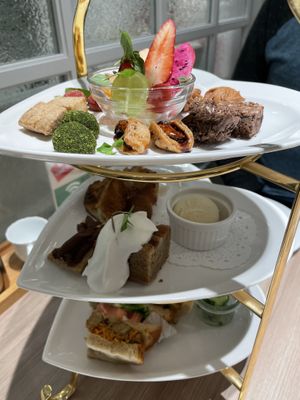 It’s worth coming at the right time (3-5pm) for the vegan high tea! Everything was excellent. at M's Table in Yokohama