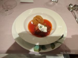 Main dish. at M's Table in Yokohama