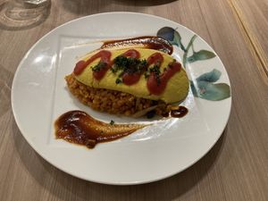 Omurice  at M's Table in Yokohama