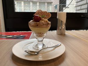 It tastes as good as it looks!! I could have eaten 5 of these, it was so delicious!  at M's Table in Yokohama