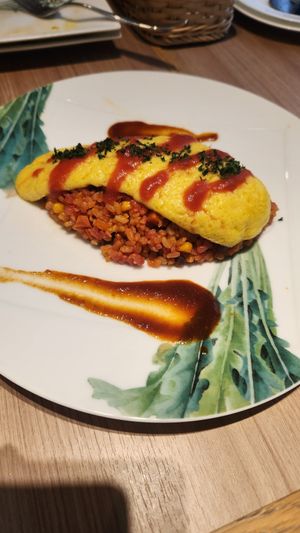 Omurice at M's Table in Yokohama