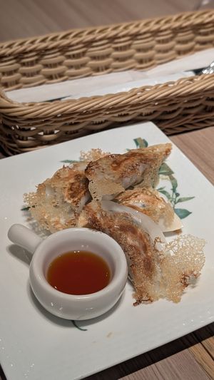 Seasonal gyoza! at M's Table in Yokohama