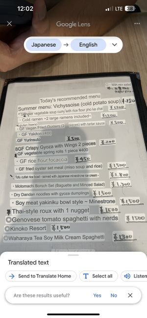   at M's Table in Yokohama