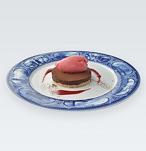 Chocolate tart at M's Table in Yokohama