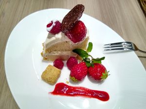 Special birthday cake! at M's Table in Yokohama