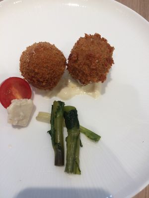 Thought it was croquettes, but no, karaage. at M's Table in Yokohama