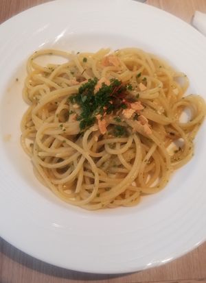peperoncino pasta at M's Table in Yokohama