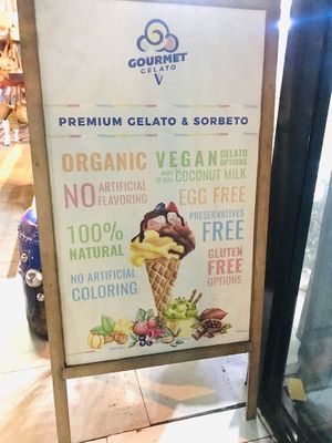 Best vegan coconut ice cream at Gourmet Gelato - Jl. Monkey Forest in Ubud