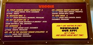 Menu:  at Ike's in Honolulu