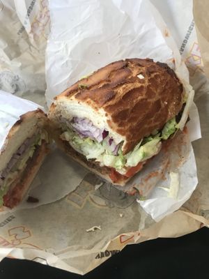 Meatless mike at Ike's in Honolulu