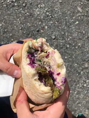 Pita falafel  at Island Pita - Food Truck in Kailua
