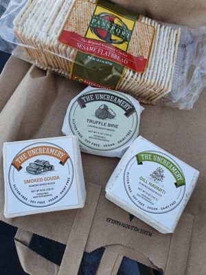 Vegan cheese at Green Taste Vegan Goods in San Francisco