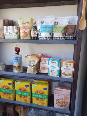 Vegan products  at Green Taste Vegan Goods in San Francisco