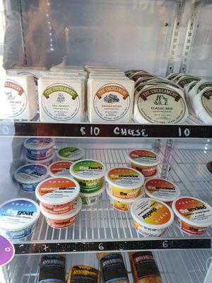 Vegan products  at Green Taste Vegan Goods in San Francisco