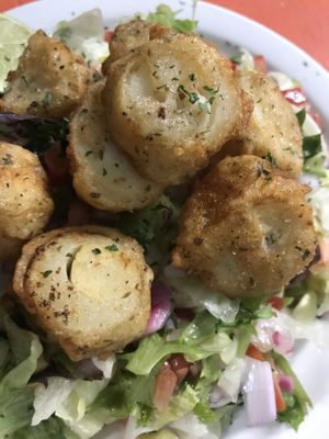 Vegan Scallops at Juuuicy's Vegan Restaurant & Mama's Vegan Cocina in West Palm Beach