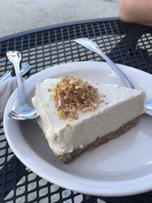 Cheesecake 😍 at Juuuicy's Vegan Restaurant & Mama's Vegan Cocina in West Palm Beach