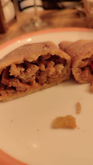 Empanadilla vegana  at XES in Ourense