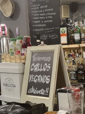 Callos veganos at XES in Ourense