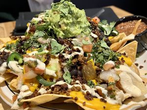 Carne asada nachos  at Verdura in Phoenix