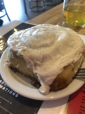 Cinnamon roll! at Verdura in Phoenix