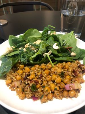 Mediterranean Grain Salad  at Eve Cafe in Calgary