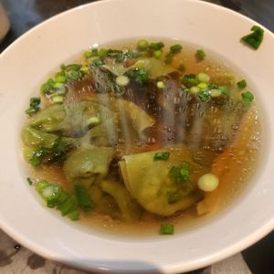 Wonton soup at Din Tai Fung in Glendale