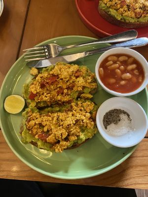 Tofu plate   at Hanoi Coffee Station in Hanoi