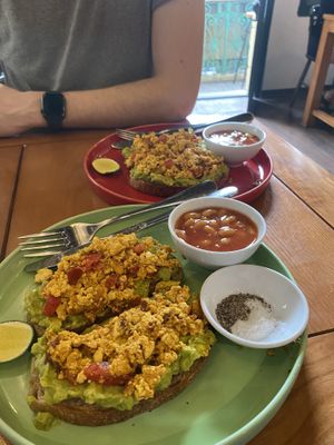 Tofu plates  at Hanoi Coffee Station in Hanoi