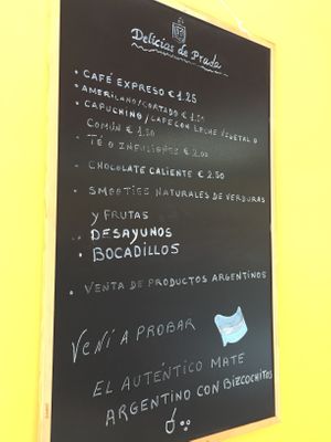 Board  at Delicias de Prada in Barcelona