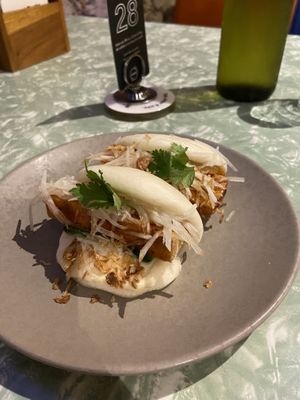 Tofu bao buns  at Royal Oak in North Adelaide