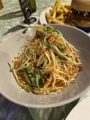 Green mango salad  at Royal Oak in North Adelaide