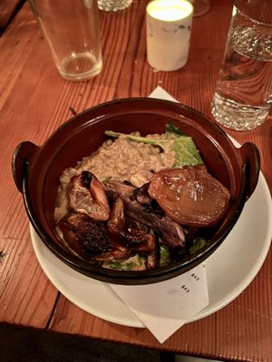 Maine grains risotto  at Forage in Cambridge