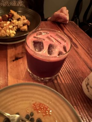 Coctail at Forage in Cambridge