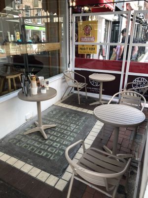Patio at Xian Street Food in Dublin