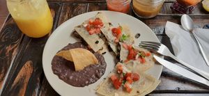 Sincronizadas de hongos con queso apto vegano at Panza Llena Corazón Contento in San Jose Del Cabo