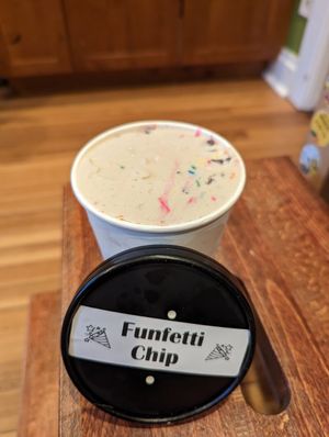 The littlest ones favorite flavor at Sugar Spell Scoops in Sharpsburg