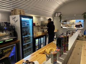 Bar and counter area  at Kibae (Formerly Plant Hustler) in Poole