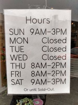 Hours at The Vegan Doughnut Company in Lakewood