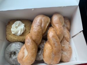 Look at these beauties  at The Vegan Doughnut Company in Lakewood