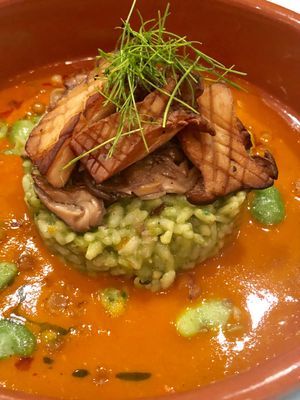 Smoked mushroom cazuela at Casa Terra in Glendale