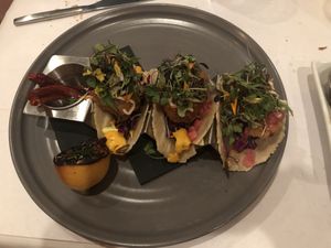 Artichoke tacos! at Casa Terra in Glendale
