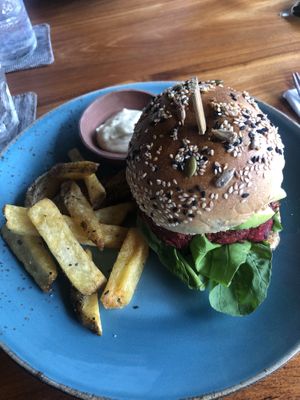 Buddha burger  at Kayu Lembongan in Lembongan