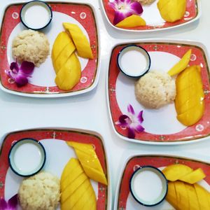 Mango Sticky Rice at My Thai Cooking in Bangkok