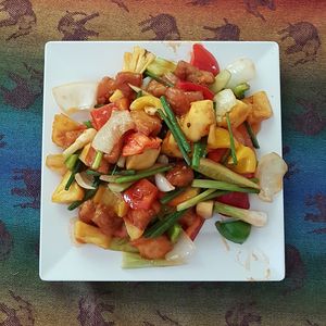 Sweet & Sour Tofu at My Thai Cooking in Bangkok