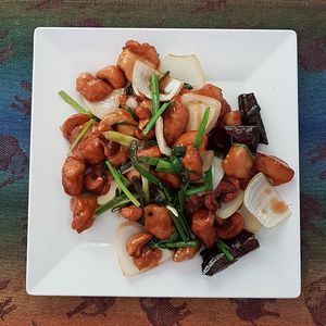 Stir-fried Tofu with Cashew Nuts at My Thai Cooking in Bangkok