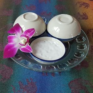 Thai Pandan and Coconut Custard at My Thai Cooking in Bangkok