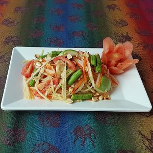 Green Papaya Salad at My Thai Cooking in Bangkok