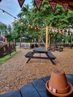 Outside seating area. at The Moreton Hall in Bury St Edmunds