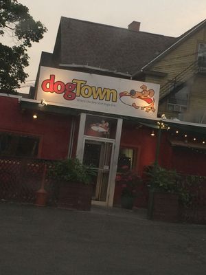 sign  at Dogtown in Rochester